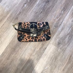 Leopard purse
